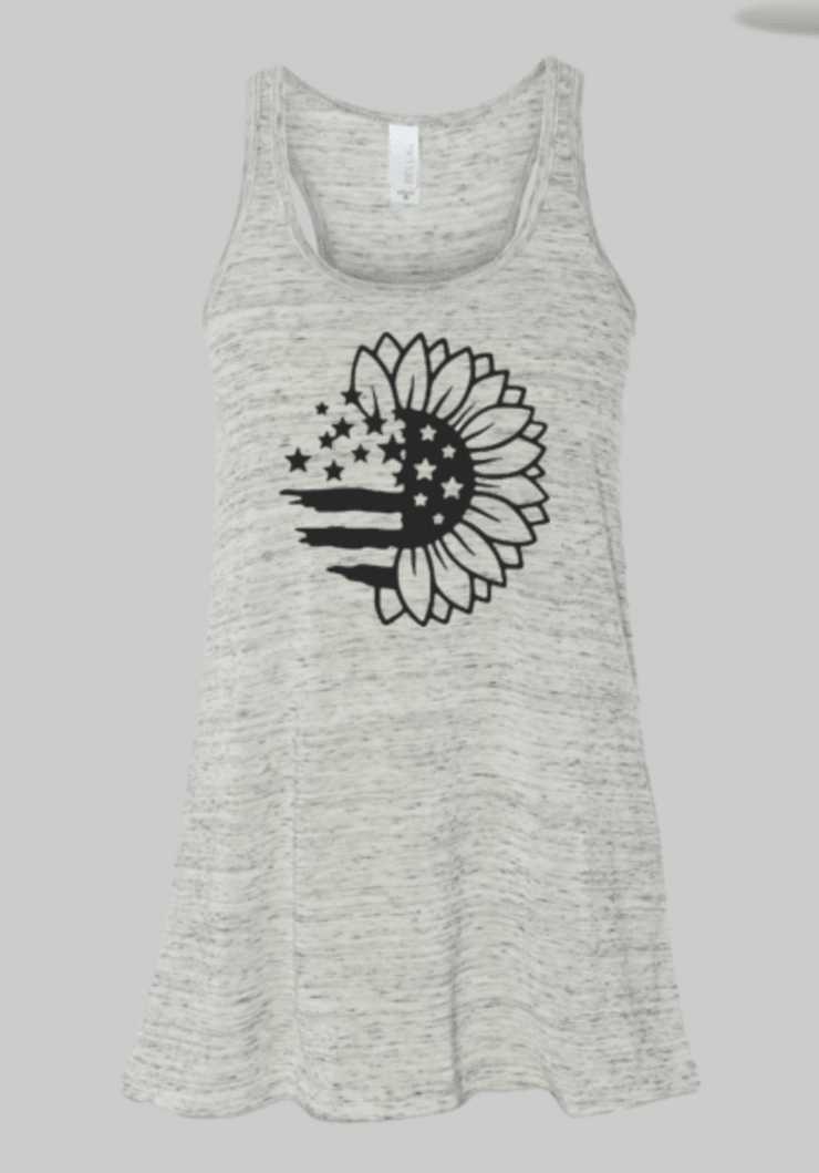 American Flag Sunflower - PW Outfitters