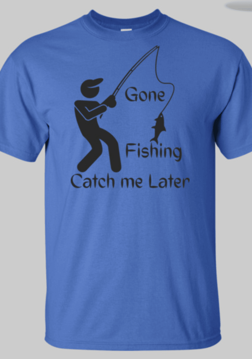 Tall Men's Gone Fishing Safety Green / 3XL Tall